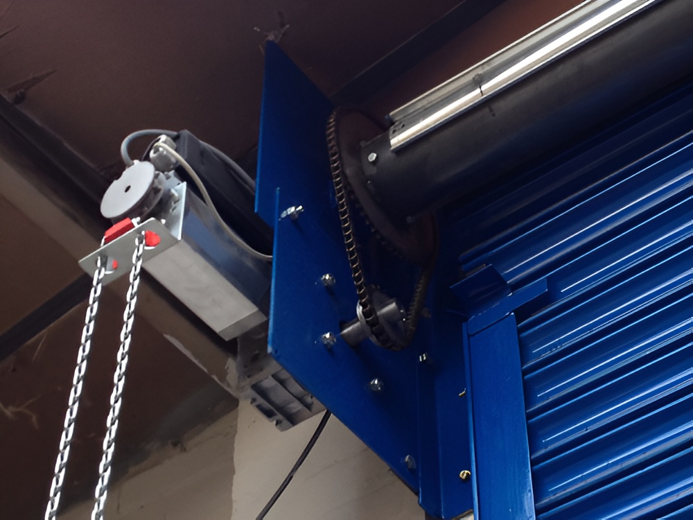 Shutter motor fitting and replacement